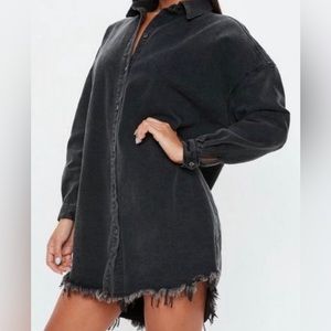 Denim oversized dress